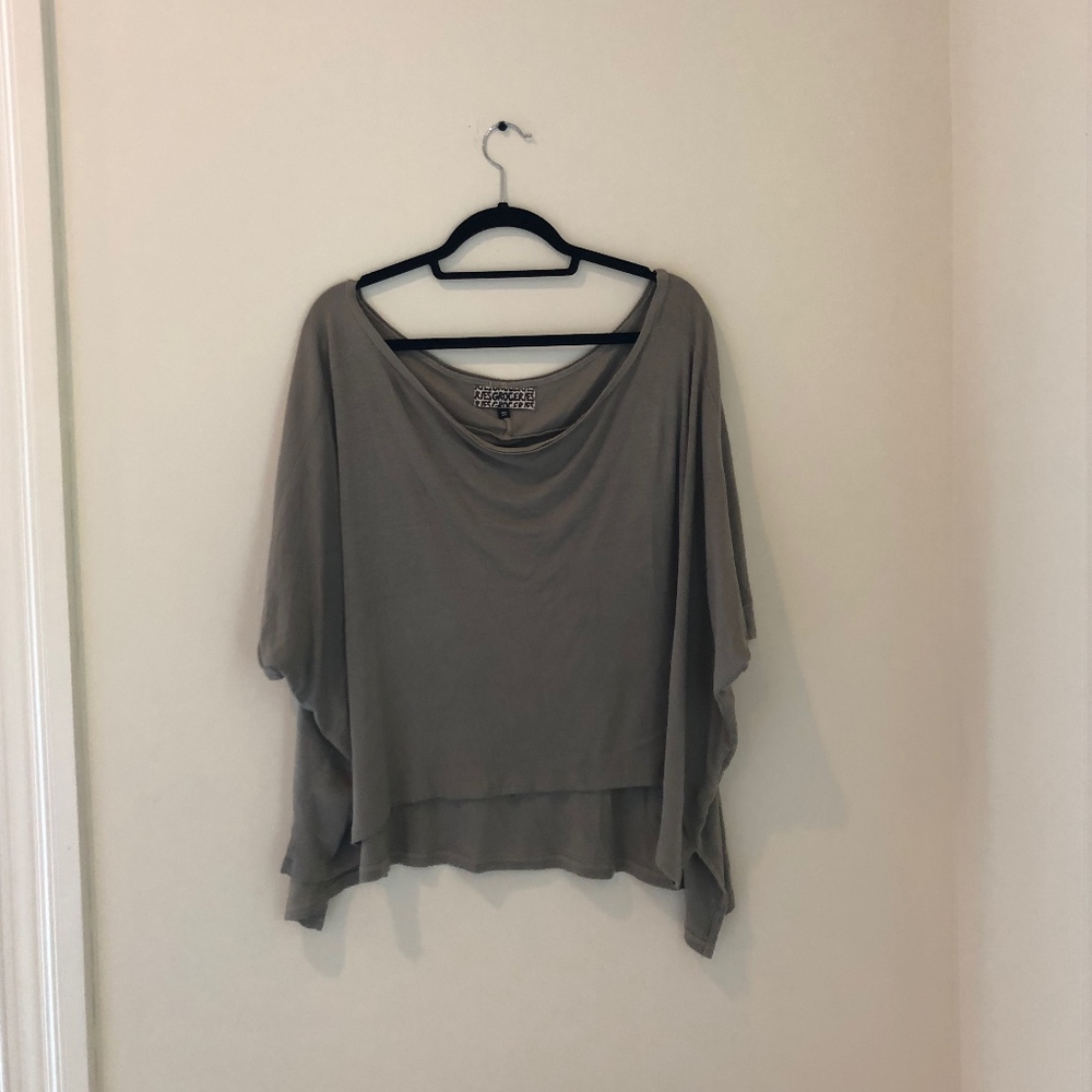 Groceries green tee shirt, size small